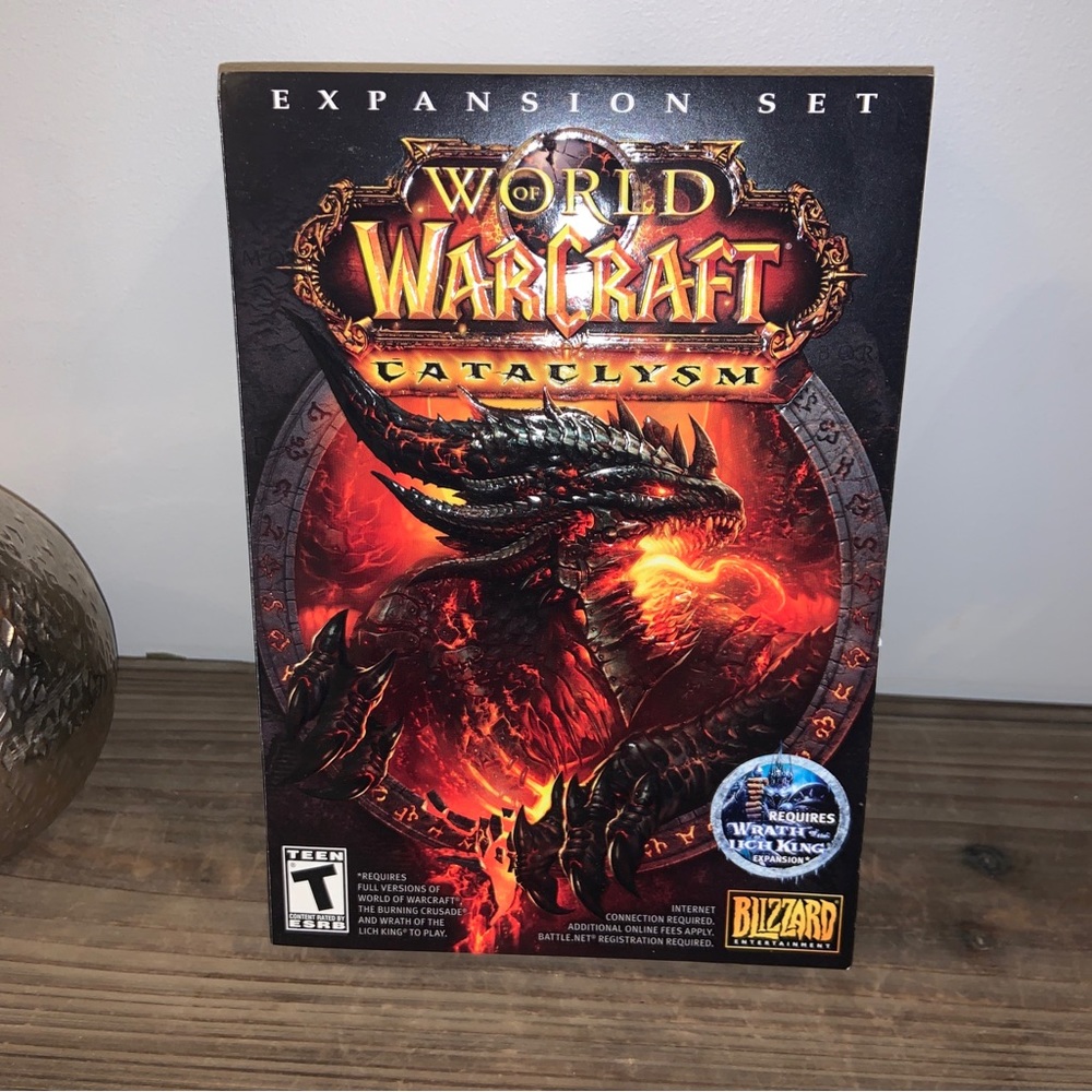 NEW World of Warcraft: Cataclysm (Windows/Mac, 2010) Expansion Pack